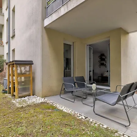 Le Bon Voyage ~ Terrasse ~ Parking ~ Cambo Apartment *
